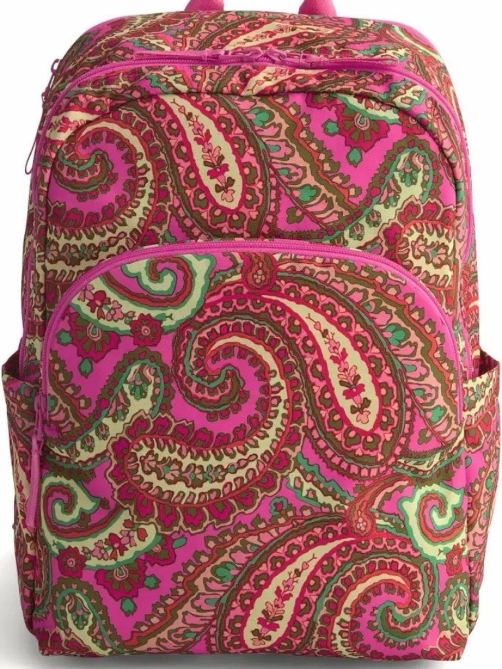 new Vera Bradley *Capri Pink* Essential Large Backpack